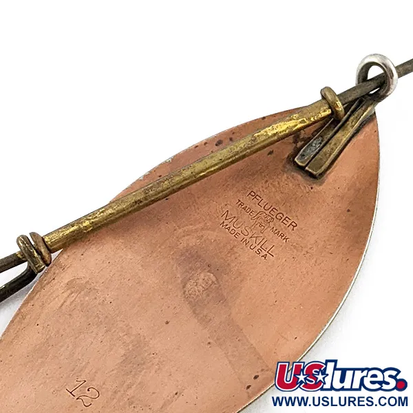 Pflueger Muskill 12, Nichel/Rame, 45g, Cucchiaino Rotante #22844