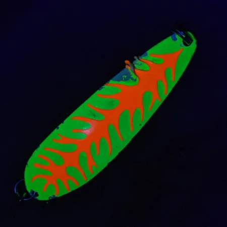 The Producers Hookster Totem #4 UV, 8g UV bianco/giallo/arancione, Ondulante #22846