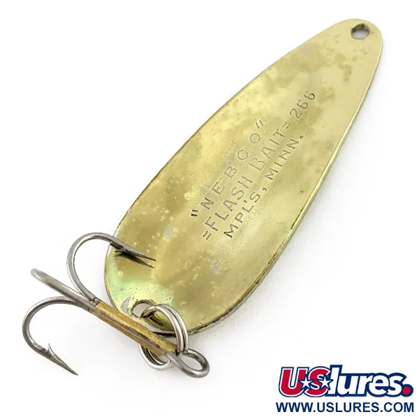 Nebco Flashbait 266, 10g ottone, cucchiaino ondulante #22854