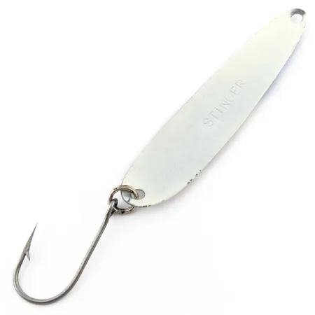 Stinger Michigan Flutter Spoon, 8g bianco/olografico, ondulante #22865