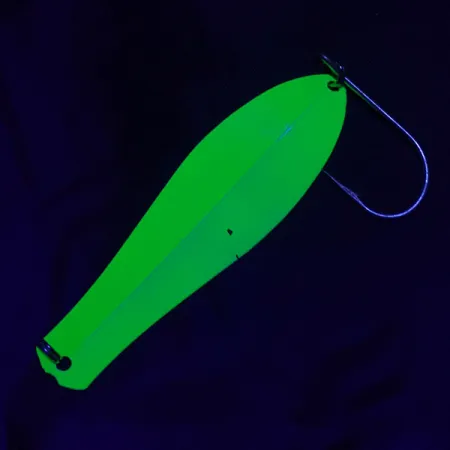 Prescott Spinner Little Doctor Thin Doctor 175, 9g, nickel/giallo/verde UV, Ondulante #22879