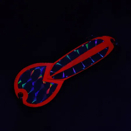 Glen Evans Loco 3, Arancione e Argento Prismatico, 7.1g, Cucchiaino Ondulante #22900