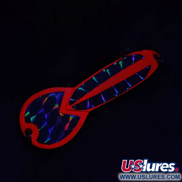 Glen Evans Loco 3, Arancione e Argento Prismatico, 7.1g, Cucchiaino Ondulante #22900