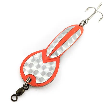 Glen Evans Loco 3, Arancione e Argento Prismatico, 7.1g, Cucchiaino Ondulante #22900