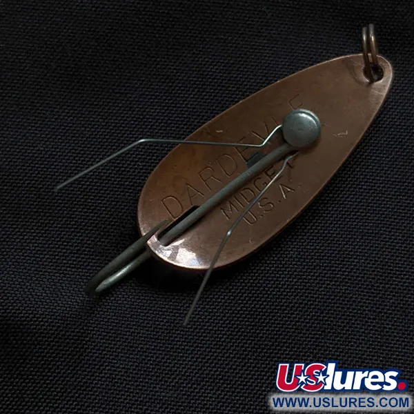 Eppinger Dardevle Midget Weedless, 6g, Rosso e Bianco, Ondulante Antialga #22922