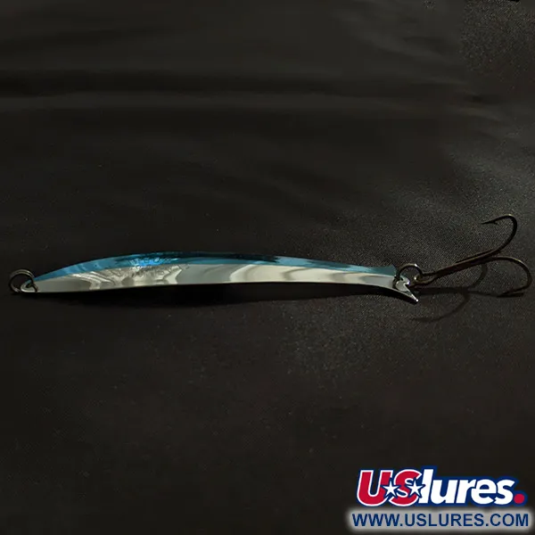 Acme Flash-King Wobbler, Nichel/Blu, 11g, Cucchiaino da Traina #22961