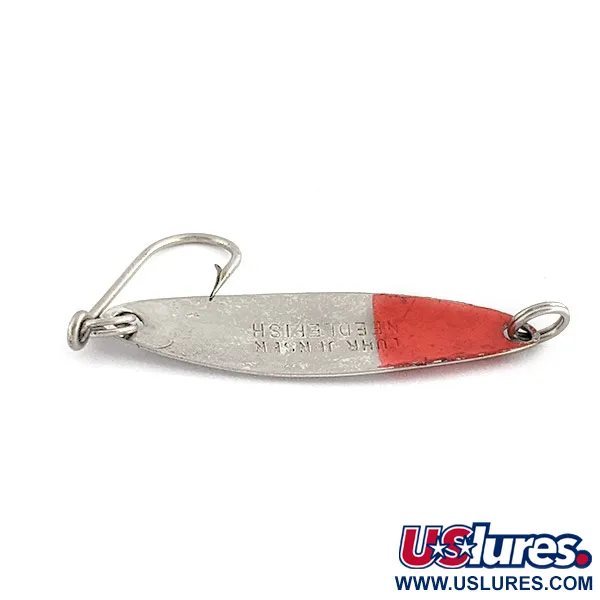 Luhr Jensen Needlefish 1, 2g, nichel/rosso, Ondulante #22969