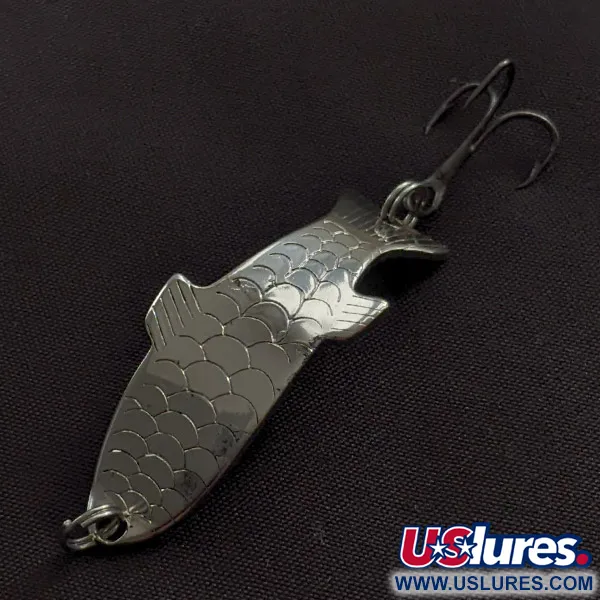 Luhr Jensen Lil Minno, Nichel 5g, Cucchiaino Ondulato #22986