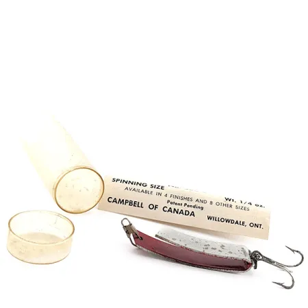 South Bend Super-Duper 506, 7g (1/4 oz), Argento e Verde, Cucchiaino #22994