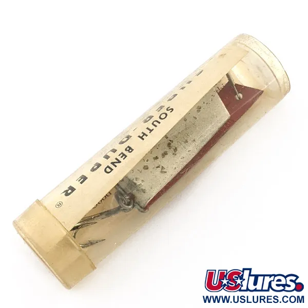 South Bend Super-Duper 506, 7g (1/4 oz), Argento e Verde, Cucchiaino #22994