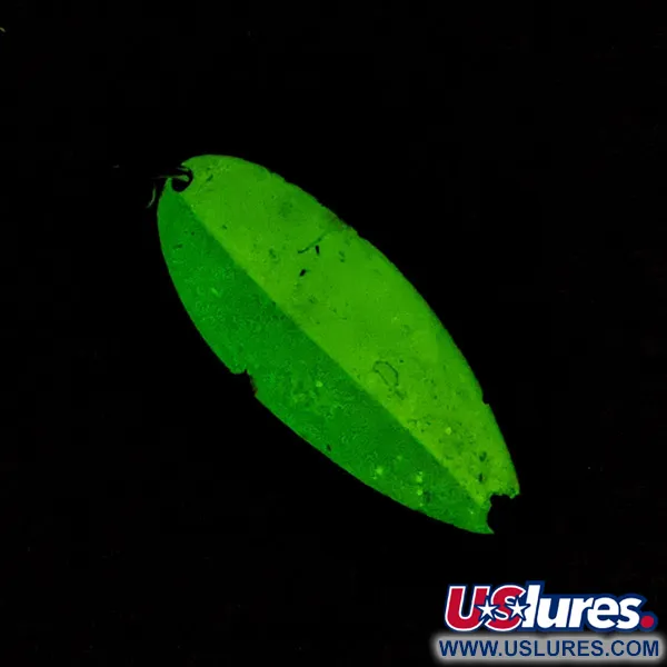 Seneca Little Cleo (Hula Girl), 21g, Nickel/Bianco/Blu Glow, Cucchiaino Ondulante #23040