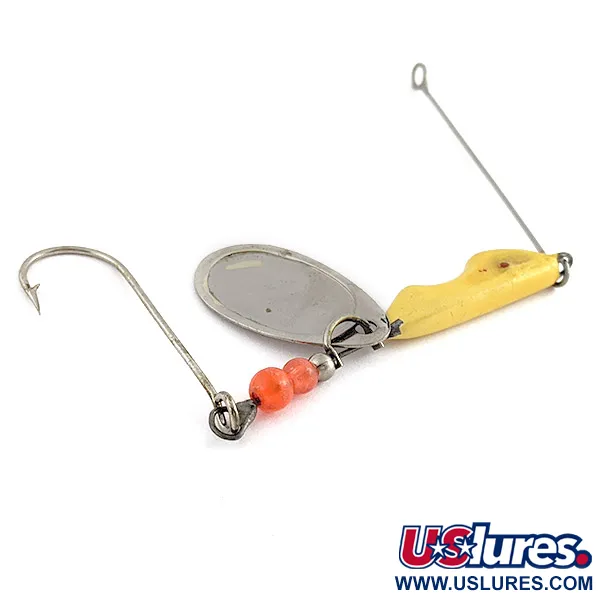 Erie Dearie Walleye Killer, 14g, Nichel, Spinner a testa piombata #23053
