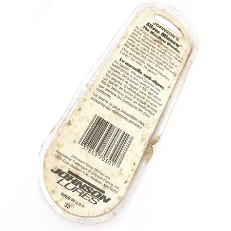 Johnson Silver Minnow, Argento, 21g, Cucchiaino Ondulante Anti-alga #23092