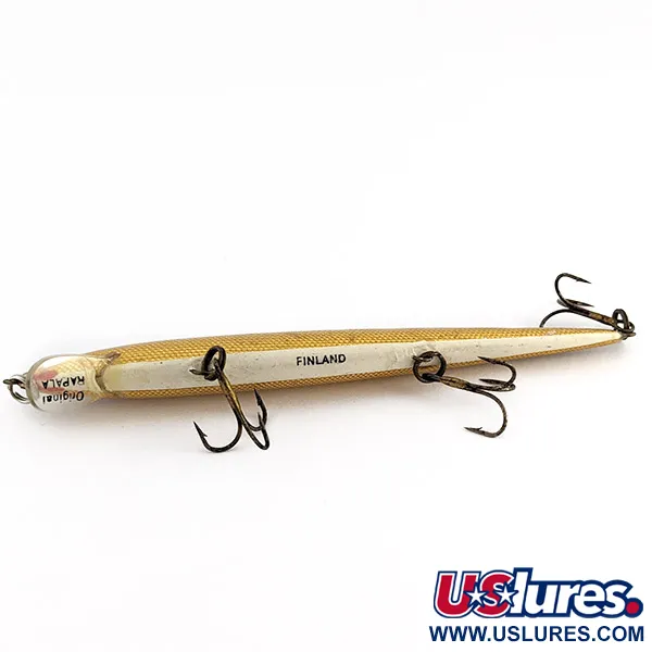 Rapala Original Floater F13, 7g, Oro (Gold), Minnow Galleggiante #23096