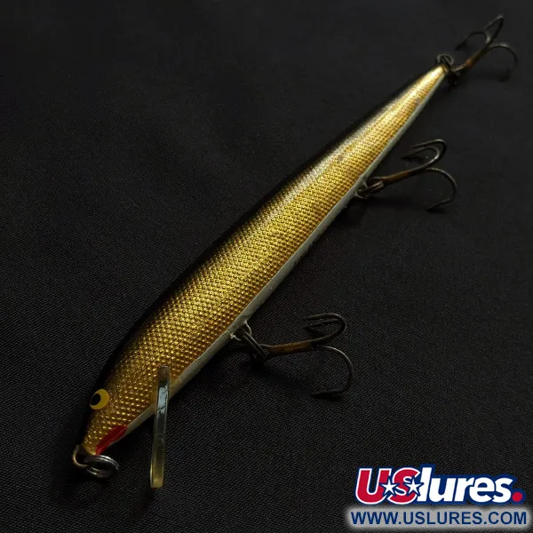 Rapala Original Floater F13, 7g, Oro (Gold), Minnow Galleggiante #23096