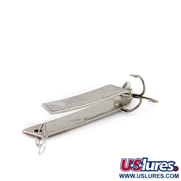 Luhr Jensen Super-Duper 502, 2.5g Nichel/Rosso, Ondulante #23158