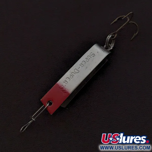 Luhr Jensen Super-Duper 502, 2.5g Nichel/Rosso, Ondulante #23158