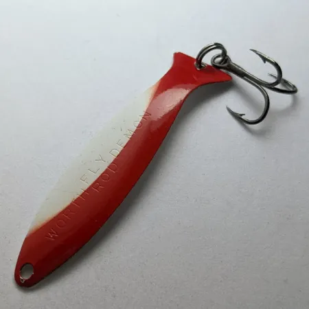 Worth Fly Rod Demon, 2,5g, nickel/rosso/bianco, Ondulante #23414