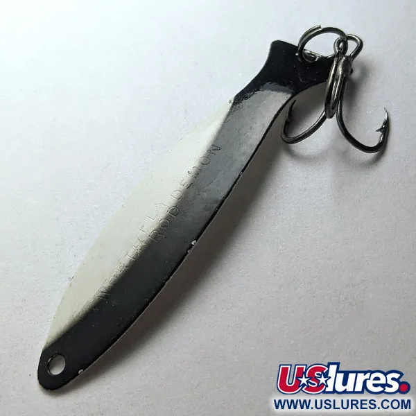 Worth Fly Rod Demon, 2,5g, Nero/Bianco/Nichel, Cucchiaino #23175