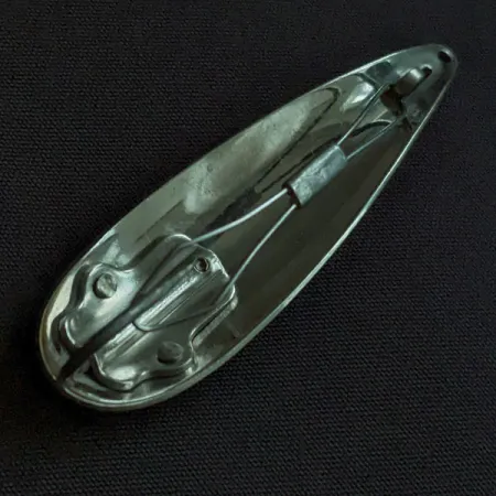 Weedless Bait Company FISHTRAP, rosso/bianco/nichel, 8,5g, Cucchiaino Antialga #23191