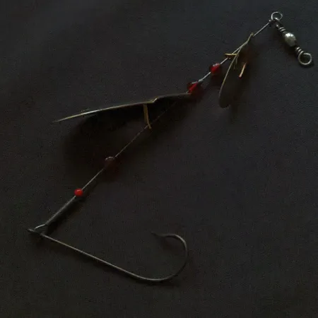 Marathon June-Bug, 8g nichel/rosso, Spinner Tandem #23202