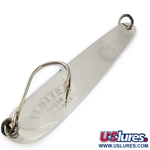Luhr Jensen Flutter Spoon 44, 4g, nickel/blue, Ondulante #23239