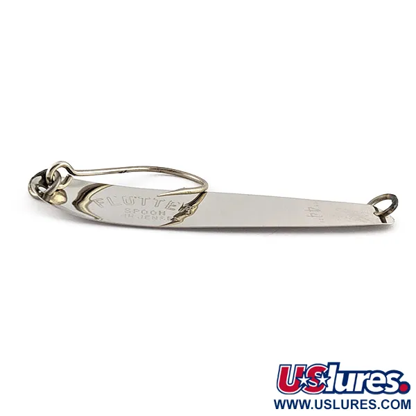 Luhr Jensen Flutter Spoon 44, 4g, nickel/blue, Ondulante #23239