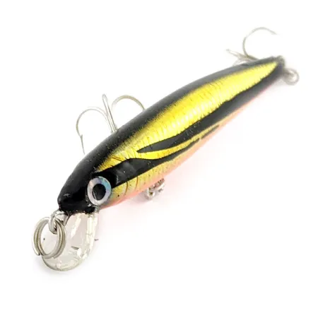 Yo-Zuri Pin's Minnow 50F, 2g, Oro/Nero/Arancione, Minnow Galleggiante #23274
