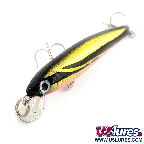 Yo-Zuri Pin's Minnow 50F, 2g, Oro/Nero/Arancione, Minnow Galleggiante #23274