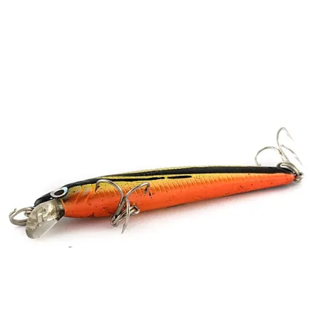Yo-Zuri Pin's Minnow 50F, 2g, Oro/Nero/Arancione, Minnow Galleggiante #23274