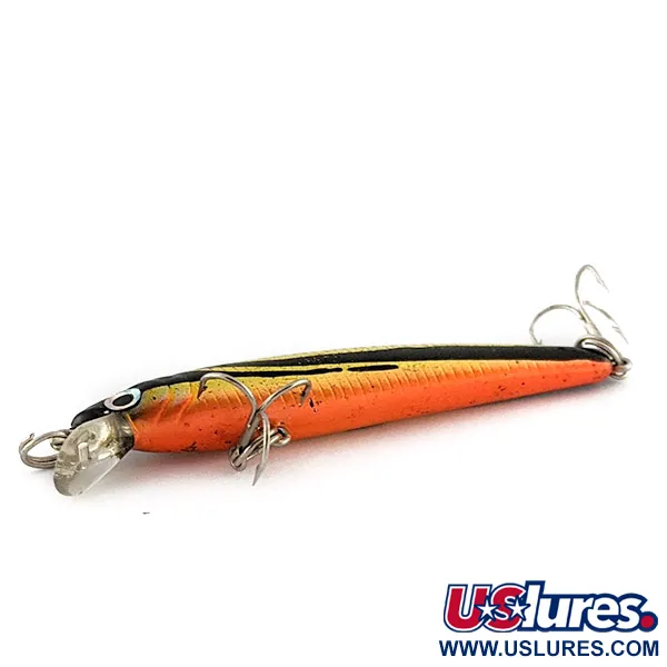 Yo-Zuri Pin's Minnow 50F, 2g, Oro/Nero/Arancione, Minnow Galleggiante #23274