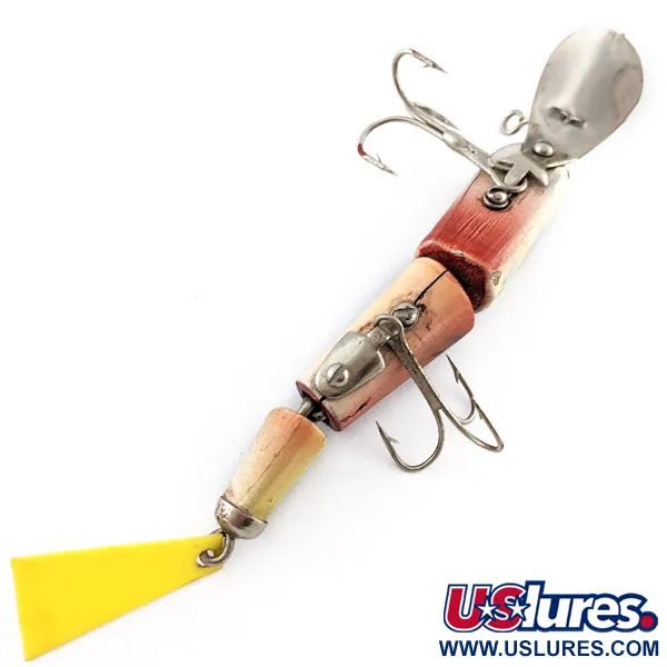 Bud Stewart Jointed Wood, 10g, Verde a scaglie, Esca Vintage #23311