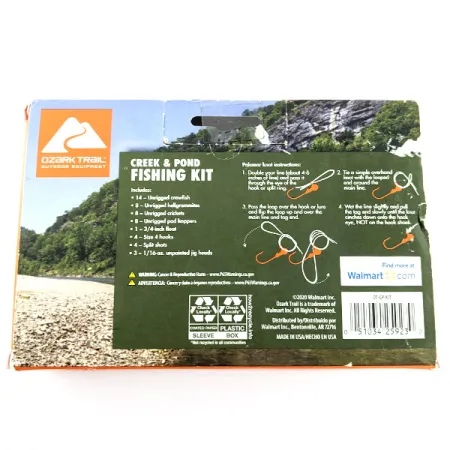 Ozark Trail Creek and Pond, 50 pezzi, Kit esche artificiali #23330