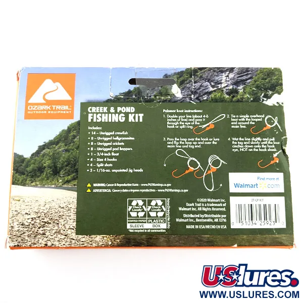 Ozark Trail Creek and Pond, 50 pezzi, Kit esche artificiali #23330