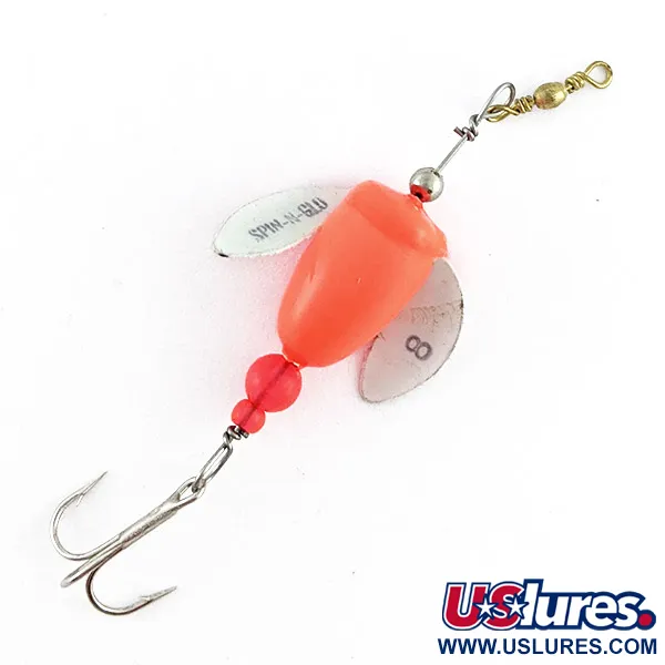 Worden's Spin-n-Glo, 0,9g Arancione, Drift Bobber Alettato #23344