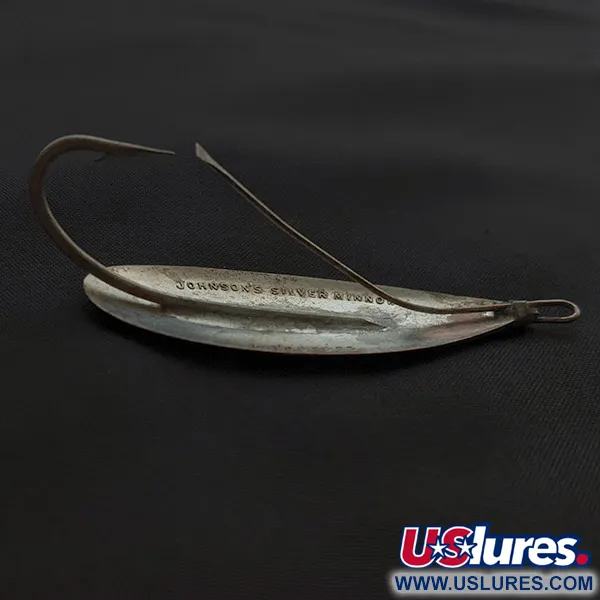 Johnson Silver Minnow Weedless, 9g, rame/argento, Spoon ondulante #23351