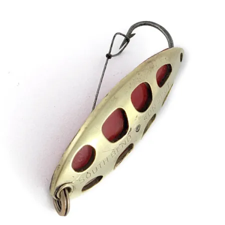 South Bend Sun Spot, 14g Oro/Rosso, Ondulante #23358