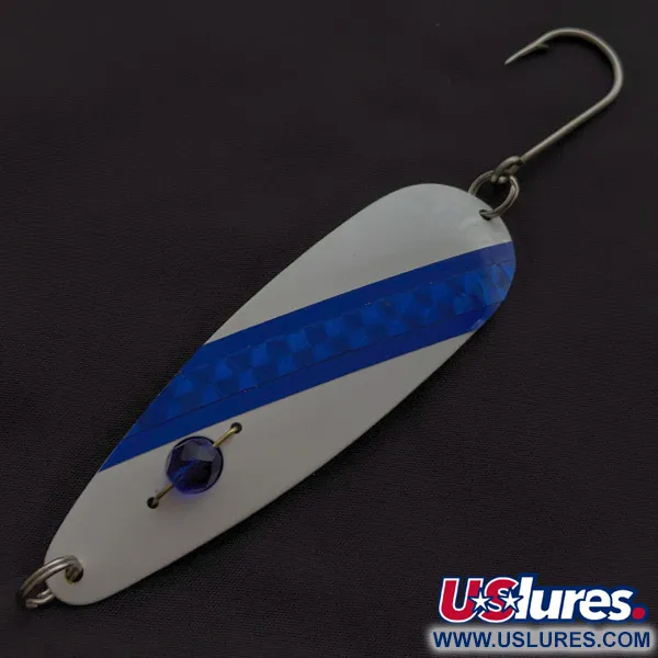 Red Eye Lures Red Eye Evil Eye, 9g bianco/blu, Ondulante #23367
