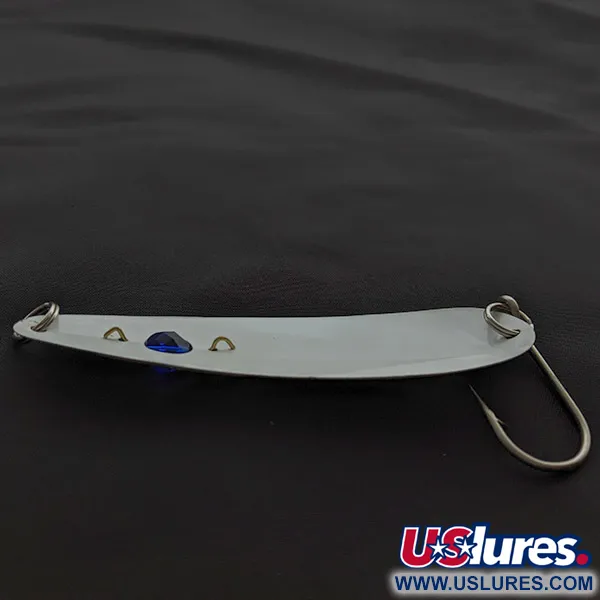 Red Eye Lures Red Eye Evil Eye, 9g bianco/blu, Ondulante #23367
