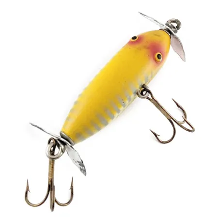 Creek Chub Injured Minnow, 6g, Giallo, Esca Galleggiante #23433