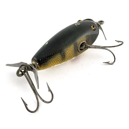 Creek Chub Injured Minnow, 14g Persico, occhi in vetro, Esca Vintage #23436