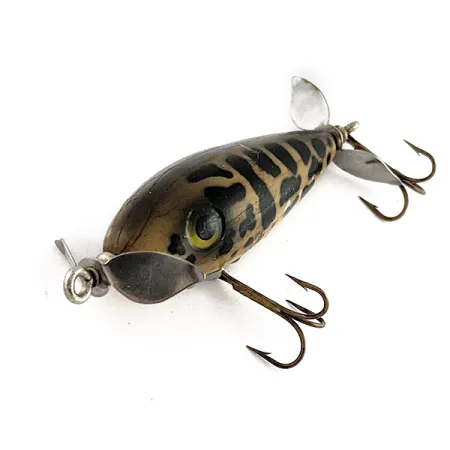 South Bend Nip-I-Diddee, 11g, Giallo a Macchie Nere, Esca Topwater #23437