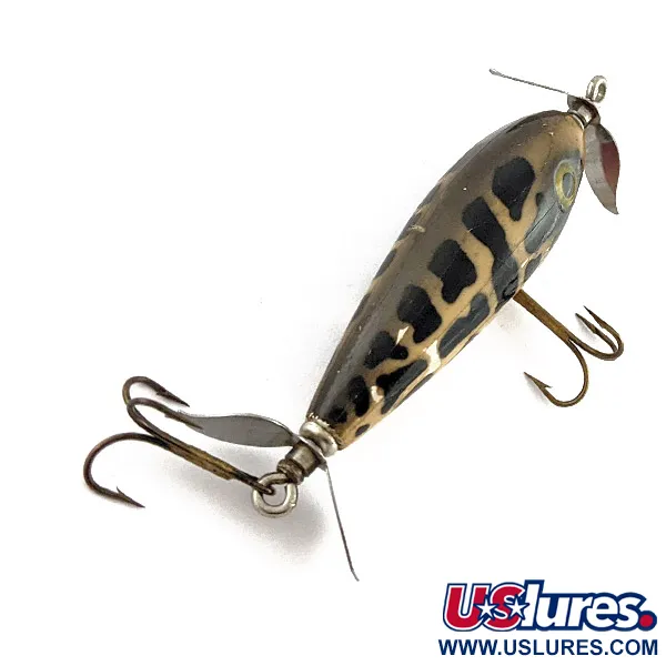 South Bend Nip-I-Diddee, 11g, Giallo a Macchie Nere, Esca Topwater #23437