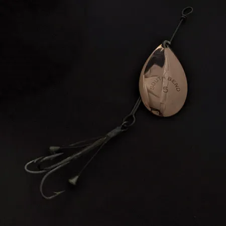 South Bend Spinner 5, 7g (1/4 oz) nichel/rame, cucchiaino rotante #23438