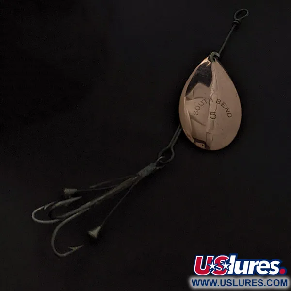 South Bend Spinner 5, 7g (1/4 oz) nichel/rame, cucchiaino rotante #23438
