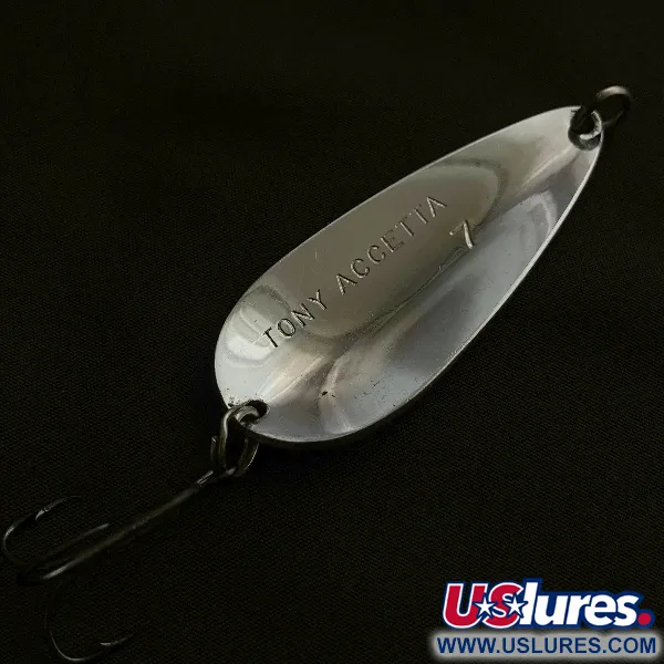 Tony Accetta 7, 21g Nichel, Cucchiaino Ondulante #23497