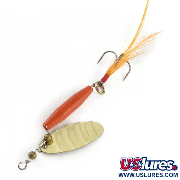 Worth #301, 9g, rosso/nero/oro, cucchiaino rotante #23504