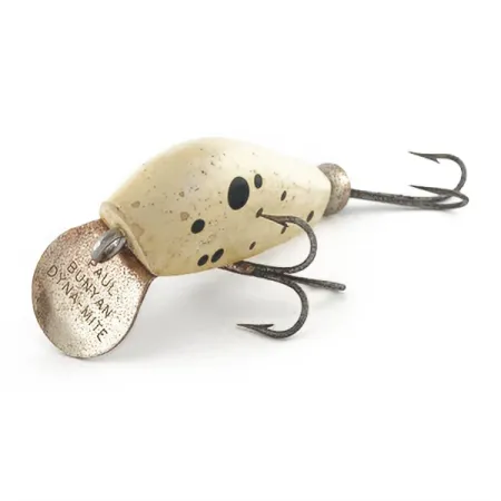 Paul Bunyan Dyna-mite, 11g Crema a Pois, Esca Vintage #23512