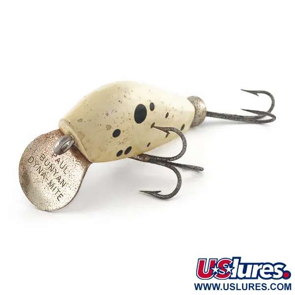 Paul Bunyan Dyna-mite, 11g Crema a Pois, Esca Vintage #23512