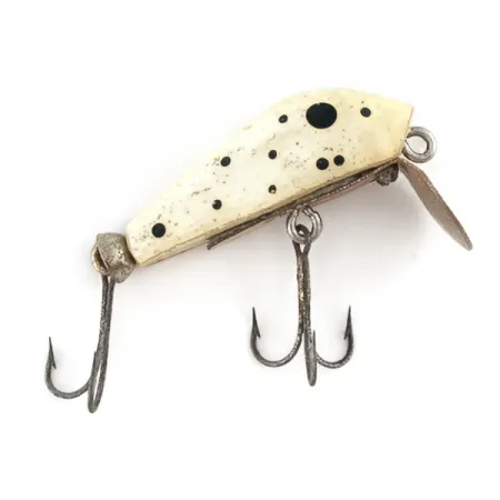 Paul Bunyan Dyna-mite, 11g Crema a Pois, Esca Vintage #23512